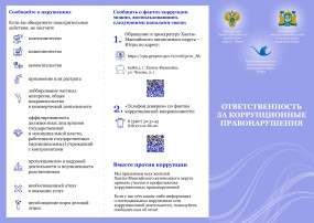 Ответственность за коррупционные правонарушения! Ответственность за коррупционные правонарушения!.